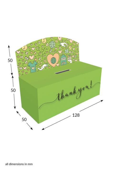 printed charity collection boxes|Charity Collection Box .